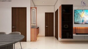 Living Room in 3 BHK Apartment at Rajapushpa Imperia, Tellapur – for Rent