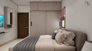 Bedroom in 3 BHK Apartment at Rajapushpa Imperia, Tellapur – for Rent