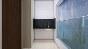 Bathroom in 3 BHK Apartment at Rajapushpa Imperia, Tellapur – for Rent