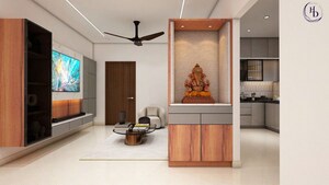 Living Room in 3 BHK Apartment at Rajapushpa Imperia, Tellapur – for Rent