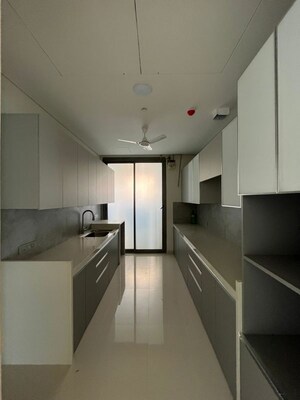 Kitchen in 4 BHK Apartment at Rustomjee Crown, Prabhadevi – for Sale