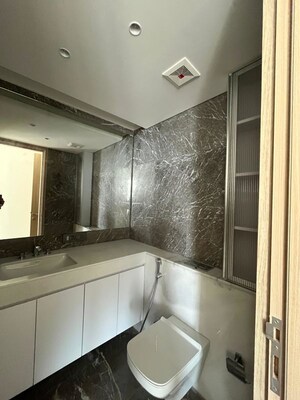 Attached Bathroom in 4 BHK Apartment at Rustomjee Crown, Prabhadevi – for Sale