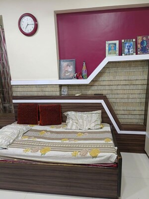 Bedroom in 2 BHK Apartment at Happy Home Sarvodaya Valley, Dombivli East – for Rent