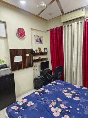 Bedroom in 2 BHK Apartment at Happy Home Sarvodaya Valley, Dombivli East – for Rent