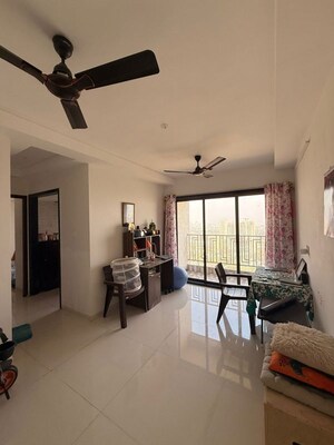 Living Room in 1 BHK Apartment at Regency Onyx, Dombivli East – for Rent