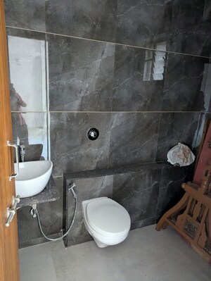 Bathroom in 3 BHK Apartment at Ellisbridge – for Rent