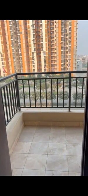 Balcony in 4 BHK Apartment at Sanchar Nest Palm Heights, Wave City – for Rent
