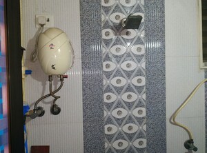 Bathroom in 1 BHK Apartment at Himpushpa Chs, Airoli Sector 20 – for Rent