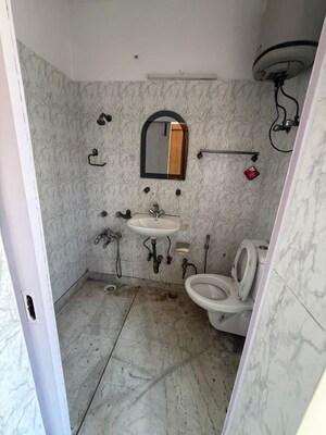 Bathroom in 3 BHK Builder Floor at Saket – for Rent