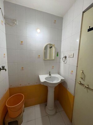 Bathroom in 2 BHK Apartment at Sunshine Park, Balewadi – for Rent