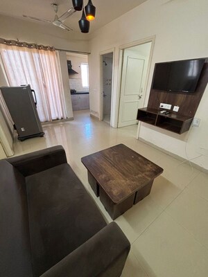Living Room in 2 BHK Apartment at Manglam Aadhar, Gandhi Path – for Rent