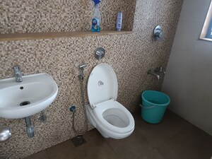 Bathroom in 2 BHK Apartment at Lodha Lakeshore Greens, Dombivli East – for Rent