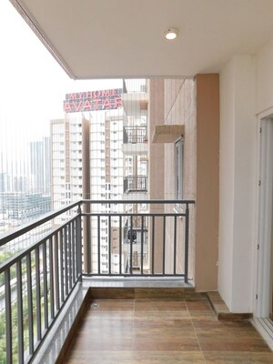 Balcony in 3 BHK Apartment at Rajapushpa Provincia, Narsingi – for Rent