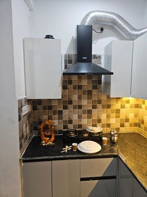 Kitchen in 3.5 BHK Apartment at Prateek Grand City, Siddharth Vihar – for Rent