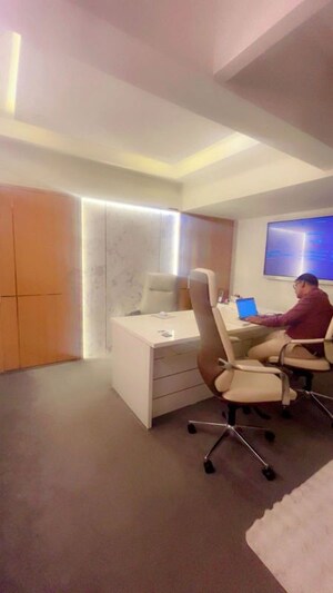 Living Room in  Office Space at Samrin Heritage, Panch Pakhadi – for Rent