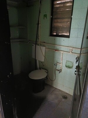 Bathroom in 1.5 BHK Apartment at Raghukul Society, Kalwa – for Rent