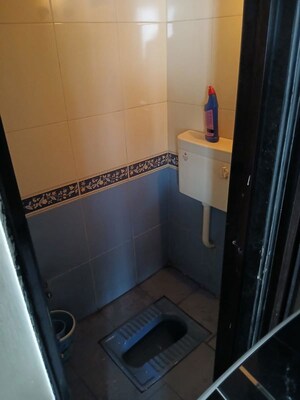 Bathroom in 1 BHK Apartment at Shree Shraddha CHS, Khanda Colony – for Rent