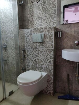 Bathroom in 2.5 BHK Apartment at Runwal Garden City, Balkum Pada – for Sale