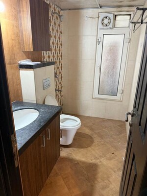 Bathroom in 3 BHK Apartment at Sumadhura Silver Ripples, Whitefield – for Rent