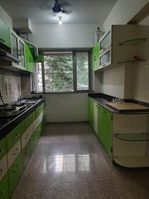 Kitchen in 3 BHK Apartment at Siddhachal Apartment 8, Vasant Vihar – for Rent
