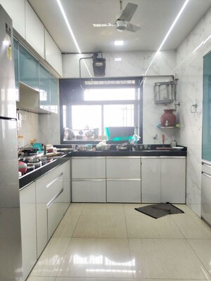 Kitchen in 3 BHK Apartment at Runwal Garden City, Balkum Pada – for Sale