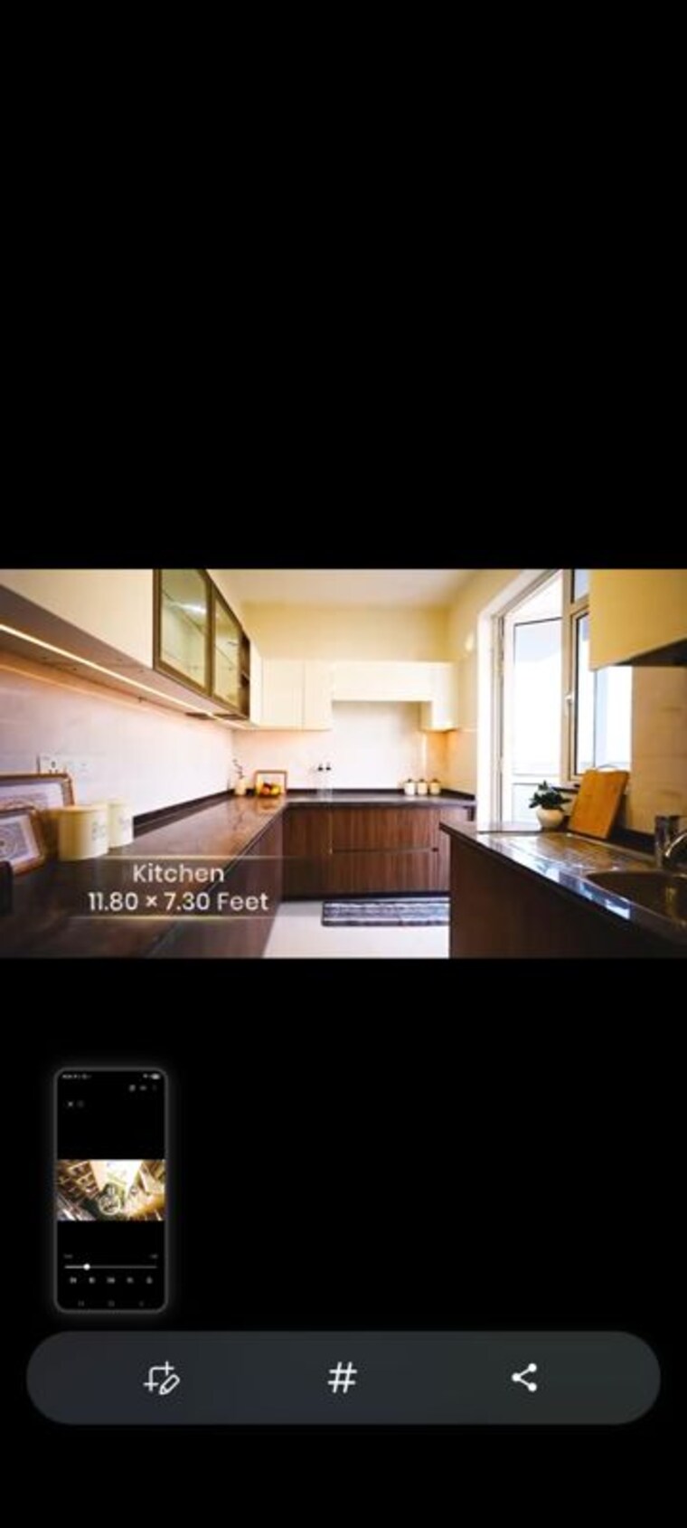 Kitchen, bestech-park-view-altura 3 Bedroom 2015 Sq.Ft. Apartment In Sector 79 Gurgaon 10066115