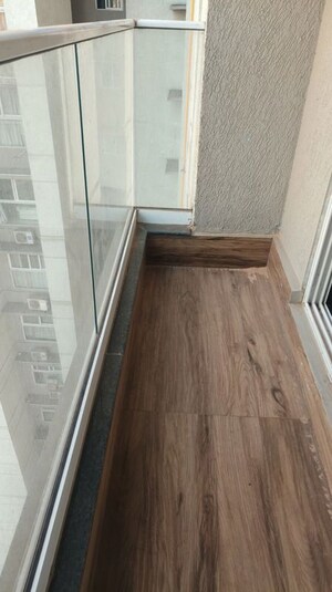 Balcony in 2 BHK Apartment at Ashar Axis, Majiwada – for Rent