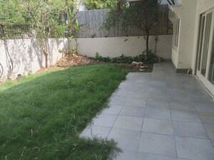 Balcony in 4 BHK Builder Floor at Greater Kailash I – for Rent