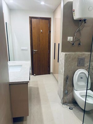 Bathroom in 4 BHK Builder Floor at Sarvapriya Vihar – for Rent