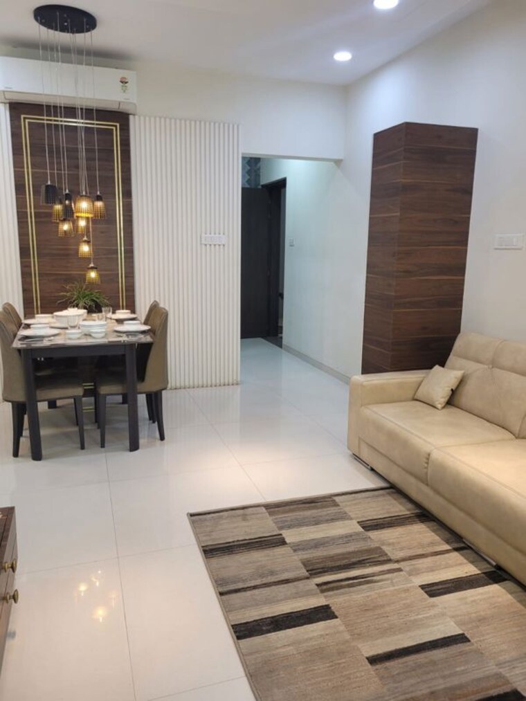 Living Room, kumar-magna-city 2 Bedroom 756 Sq.Ft. Apartment In Manjri Budruk Pune 10411645