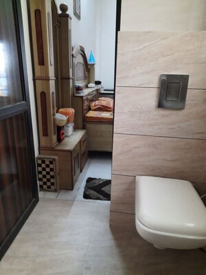 Bathroom in 3 BHK Apartment at Thakkarwal – for Rent