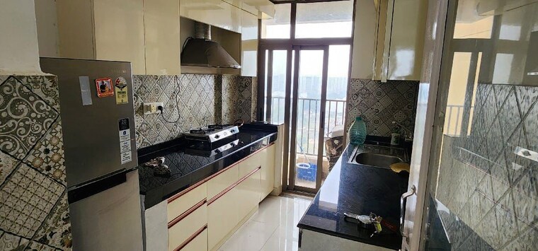 Kitchen, kiara-residency 2 Bedroom 1650 Sq.Ft. Apartment In Sushant Golf City Lucknow 10411983