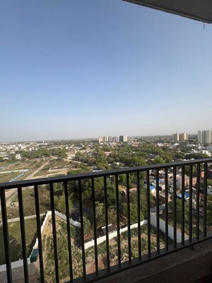 Balcony in 2 BHK Apartment at Kiara Residency, Sushant Golf City – for Rent