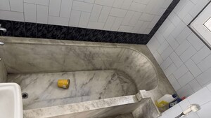 Bathroom in 3 BHK Apartment at Sheikh Sarai Phase 2 – for Sale