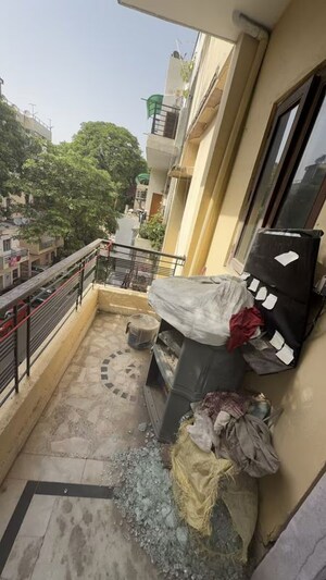 Balcony in 3 BHK Apartment at Sheikh Sarai Phase 2 – for Sale