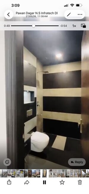 Bathroom in 3 BHK Builder Floor at BPTP District Faridabad, Sector 81 – for Rent