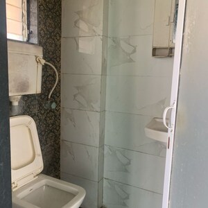 Bathroom in 1.5 BHK Apartment at Vastu Acharya Ashram, Vazira – for Rent