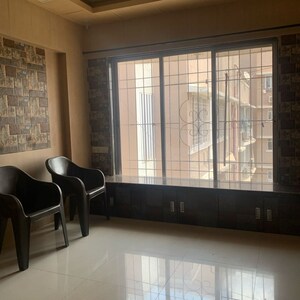 Living Room in 1.5 BHK Apartment at Vastu Acharya Ashram, Vazira – for Rent