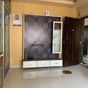 Living Room in 1.5 BHK Apartment at Vastu Acharya Ashram, Vazira – for Rent