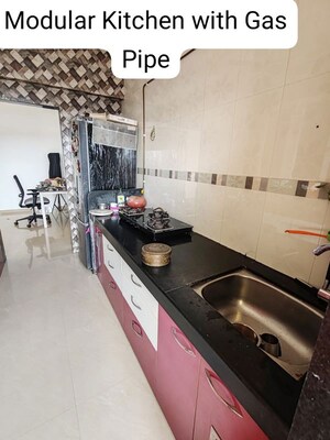 Kitchen in 2 BHK Apartment at Mayurs Nature Glory, Kalwa – for Rent