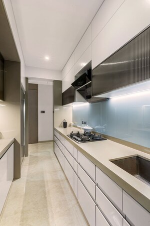 Kitchen in 4 BHK Apartment at Dosti Greenscape, Hadapsar – for Sale