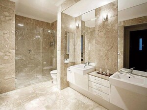 Bathroom in 4 BHK Apartment at Kalpataru Oceana, Prabhadevi – for Sale