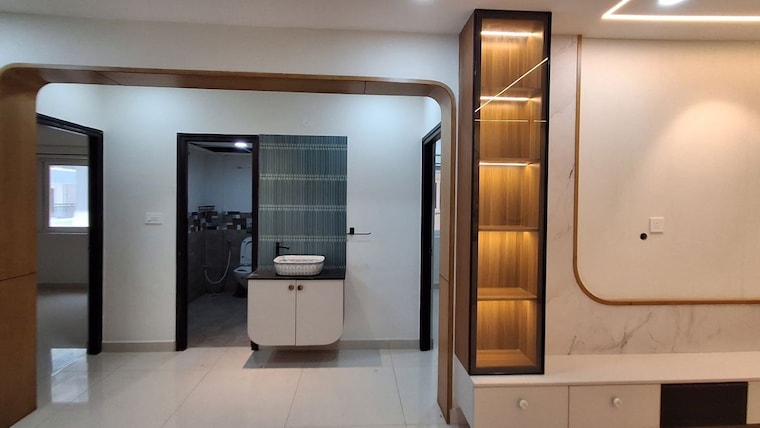 Living Room, praneeth-pranav-solitaire 3 Bedroom 1701 Sq.Ft. Apartment In Bachupally Hyderabad 10412101
