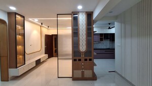 Living Room in 3 BHK Apartment at Praneeth Pranav Solitaire, Bachupally – for Rent