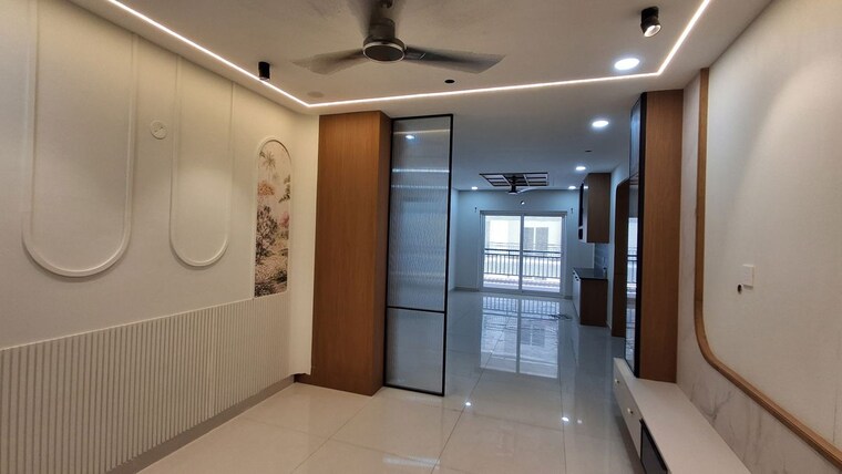 Living Room, praneeth-pranav-solitaire 3 Bedroom 1701 Sq.Ft. Apartment In Bachupally Hyderabad 10412101
