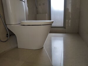 Bathroom in 1 BHK Apartment at Hiranandani Business Park, Thane West – for Rent