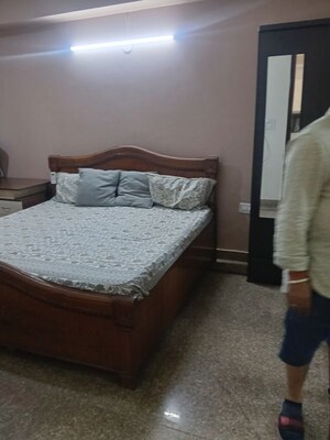 Bedroom in 1 RK Builder Floor at Ansal Jade Villa, Palam Vihar – for Rent