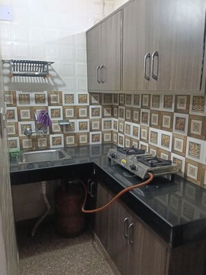 Kitchen in 1 RK Builder Floor at Ansal Jade Villa, Palam Vihar – for Rent