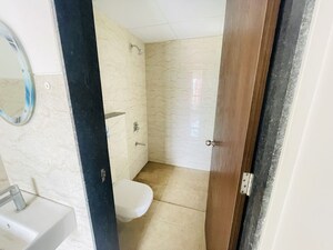 Bathroom in 2 BHK Apartment at Shapoorji Pallonji Sensorium, Hinjewadi – for Rent