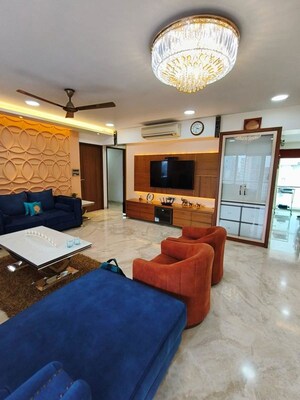 Living Room in 4 BHK Apartment at Prabhadevi CHS, Prabhadevi – for Sale